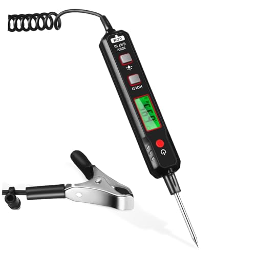 Lurrose Probador De Automático Pantalla Medidor Herramienta Para Cables De Automóviles Carcasa