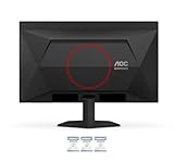 AOC Q27G41ZDF 26.5 inch WQHD Monitor 240Hz, QD-OLED Panel, 0.03ms GtG, Adaptive Sync, HDR10, G-Sync Compatible, (2560x1440 HDMI 1x 2.0 DP 1x1.4) Black/red - Image 6