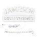 WonderfulLife Irish whiskey Neon Sign for Jameson in Bar Pub Man Cave or Party,Bright Led Light Suitable for Garage Decor or Business Display,5V USB Powered Easy Hanging.
