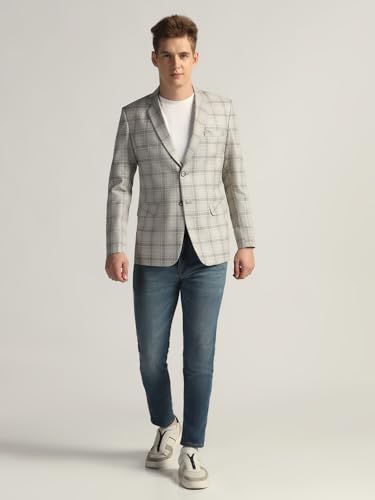 Image of TAHVO Tweed Blazer for Men - Formal & Casual Winter Wear Blazer