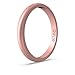 Enso Rings Halo Elements Silicone Ring | Made in The USA | Infused with Precious Elements | Lifetime Quality Guarantee | Comfortable, Breathable, and Safe (Rose Gold, 6)