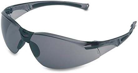Honeywell 1015370 A800 Sporty Safety Eyewear Frame with Clear Anti-Scratch Lens, Translucent One Size,Clear/Translucent