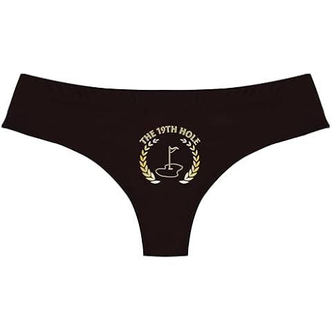 AWESOMETIVITY Funny Thongs for Women - 19th Hole Golfing Gifts, XL Cover