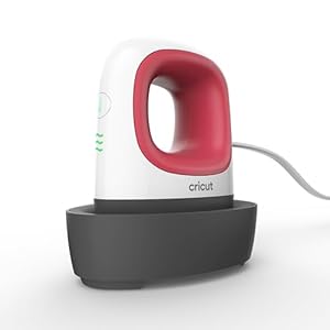 Cricut EasyPress – Mini prensa de calor para presionar objetos pequeños como zapatos, animales de peluche, sombreros y más – 3 ajustes de calor y punta de precisión – Placa térmica recubierta de
