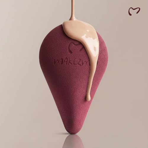 Image of Infinity Beauty Blender, Makeup Sponge, Teardrop Shape, Latex-Free, Ultra-Soft, for Foundation and Concealer
