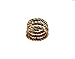 Handmade Twisted Three Metal Medicine/Healing Spiral Ring From Nepal