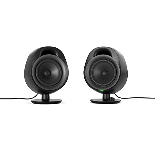 SteelSeries Arena 3 2.0 Desktop Gaming Speakers – Immersive Audio, On-Speaker Controls, 4″ Drivers – Wired & Bluetooth – PC, Mac, Mobile