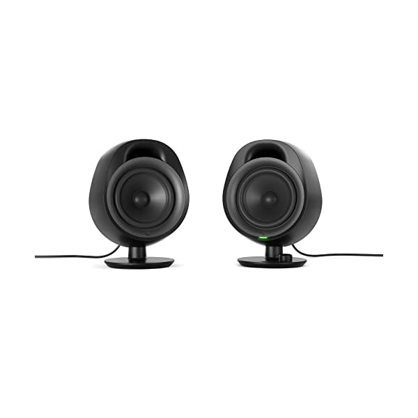 SteelSeries Arena 3 2.0 Desktop Gaming Speakers – Immersive Audio, On-Speaker Controls, 4″ Drivers – Wired & Bluetooth – PC, Mac, Mobile
