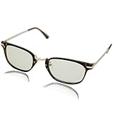 [エイトトウキョウ] サングラス スクエア ウェリントン [ 鯖江企画 ] メンズ レディース UVカット ブルーライトカット メガネ べっ甲/ライトグリーン IRUV8102-BR-LGR