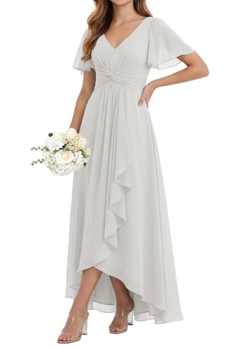 Robe corset froncée en mousseline de soie haut de gamme DSJ134