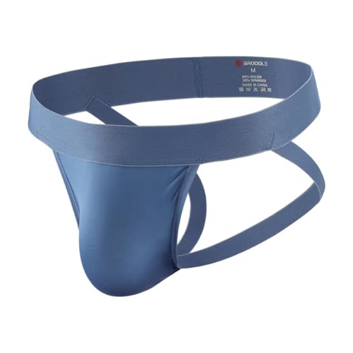BRODDLE Men's Jockstrap Stretchy Nylon Pouch Workout Performance Athletic Supporters for Men