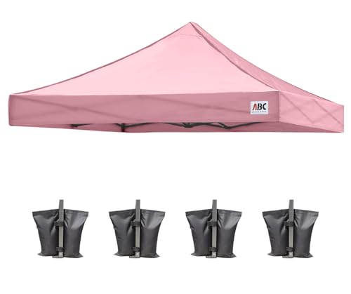 Image of ABCCANOPY Replacement Canopy Top for Pop Up Canopy Tent 10x10 Pink