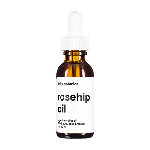 Daily Botanics Organic Rosehip Oil (1oz) – 100% pure, organic, cold-pressed, and unrefined