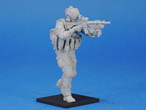 Kit Modelo de Figura de Resina 1:35 Navy Seal miniatura 1
