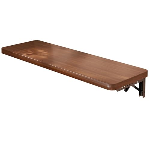 Mesas plegables de madera maciza cuelgan mesas de pared, mesas de computadora, mesas de estudio, mesas de pared, mesas plegables en las paredes de los escritorios,50 * 30cm