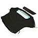 KUAFU Convertible Soft Top Replacement Compatible with 2003-2008 BMW Z4, Soft Roof with Clear Heated Glass Window Black Sailcloth Vinyl