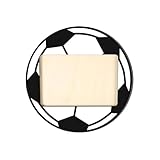 Holdes Fußball Bilderrahm, 20cm Deko Ornament für Zuhause, Fußball Foto Rahmen Schreibtischdekoration, Für Büro Wohnzimmer Wanddekoration Fans Spieler Frauen Männer Kinder Geburtstagsfeier