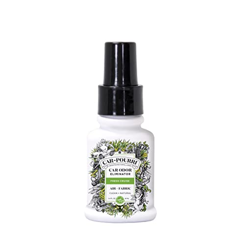 Image of Car-Pourri Car Odor Air + Fabric Odor Freshener Spray, Fresh Cruise, Travel Size 1.4 Fl Oz