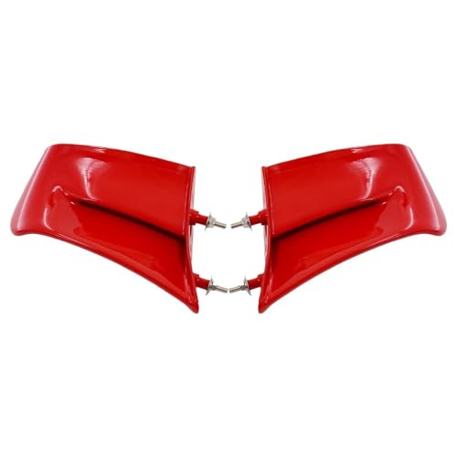 Ailerons latéraux rouges fixes au design aérodynamique ajusté pour Panigale V4