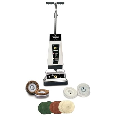 Koblenz Carpet Shampooer and Floor Polisher, 12" Carpet Cleaner with Scrubbing Brushes and Polishing Pads, 144 Ounce Tank, White/Black (P 2600A) Cover