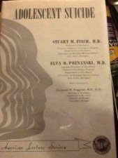 Hardcover Adolescent suicide, (American lecture series, publication no. 816. A monograph in American lectures in living chemistry) Book