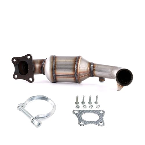 Partsline - Catalyseur d'Échappement AVEC Collier compatible avec C1 II C3 II III C4 CACTUS C-ELYSEE DS3 CROSSLAND 108 2008 I 208 I 301 308 II AYGO 1.0 1.2 VTi Puretech - 9672883980 9678127280