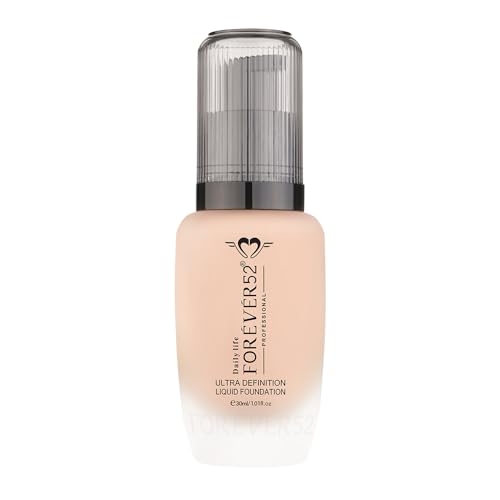 Image of Daily Life Forever52 Ultra Definition Liquid Foundation|24-Hour Wear, Medium to High Coverage, Pore-Minimizing & Mattifying, Anti-Aging, Satin-Like Finish|Ideal for Fair Skin (Cheese Cake,30ml)