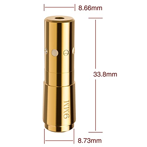 Midten Green Laser Bore Sight 9Mm Boresighter With 4 Sets Of Batteries #TOP3