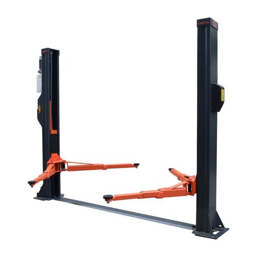 Stratus Extra Wide Asymmetric & Symmetric 2 in 1 Clear Floor Direct Drive 10,000 LBS Lifting Capacity Electric Safety Lock Release 2 Post Car Lift SAE-C10XE