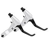 Amazon.co.uk QKURT 2pcs Bike Bicycle Brakes, Bike Handle Brake Lever 2.2cm Diameter for Most Bicycles/MTB/Road Bike, BMX|Aluminum Alloy, Anti-Skid, Grey Bike Brake Handle #ad #ad