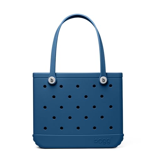 Image of BOGG BAG Medium Tote - 15 inch x 12.5 inch x 5 inch - Durable, Washable, Tip-proof - Beach, Pool, Boat, Work, Sports (Tail Feathers Peacock with White Buttons)