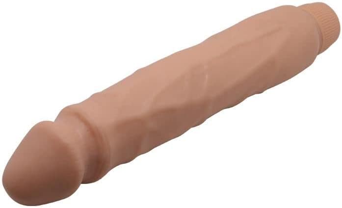 Big Thick Realistic Vibrating Dildo - Realistic Feel, G-Spot Stimulation, P-Spot, Anal, Vaginal, Multi-Speed, Easy to Clean - Men Women Solo or Couples Play