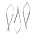 ARTMAN INSTRUMENTS 5.5 Castroviejo Scissors Straight Set of 3 Micro thread cutting embroidery/Extra Sharp Squeeze Scissors for ENT Eye Skin Dental and Veterinary Surgeon/Spring Action micro scissors