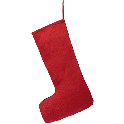 Beyond Your Thoughts New Christmas Stocking Boot Needlepoint Jacquard weaving Full Embroidery Christmas Ornament For Family Decorations Santa with Snowman