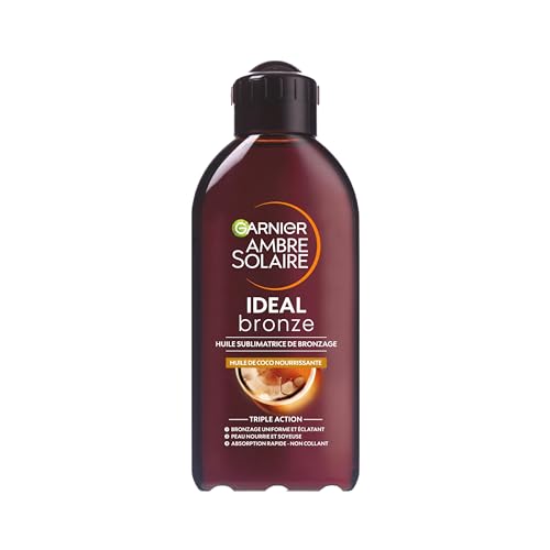 Garnier Ambre Solaire – Ideal Bronze – Huile Nourrissante Sublimatrice