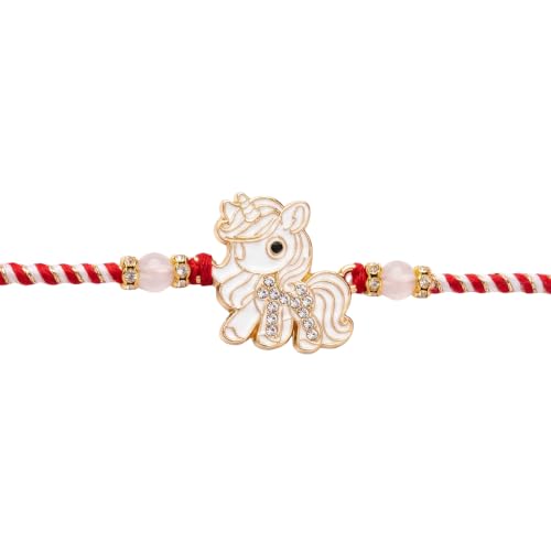 Image of I Jewels Fancy Cartoon Kids Rakhi With Roli Chawal & Rakshabandhan Card for Bro /Brother /Bhai