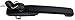 Dorman 94505 Front Driver Side Exterior Door Handle Compatible with Select Volkswagen Models, Textured Black