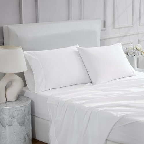 Parure de lit percale Blanc Arctique anti-transpiration 3 pièces