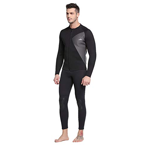 Chaqueta y pantalones de traje de neopreno para hombre 3mm, cálido para natación y surf, talla XL miniatura 5