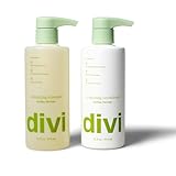 Divi Volumizing Shampoo and Conditioner Set for Women and Men - Lightweight Hair Care Duo for Fine and Thinning Hair - Adds Volume, Lift, and Bounce - Strengthens and Nourishes Hair, 2 x 12 Fl Oz