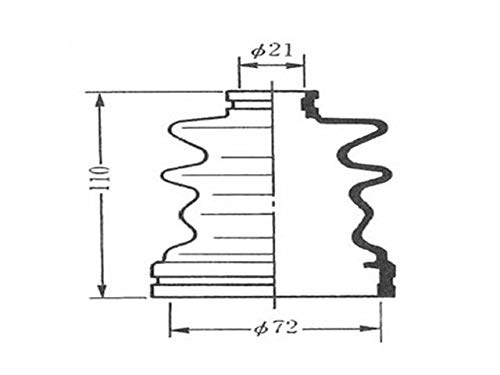 セイケン(Seiken) ドライブシャフトブーツキット SB9 600-00009