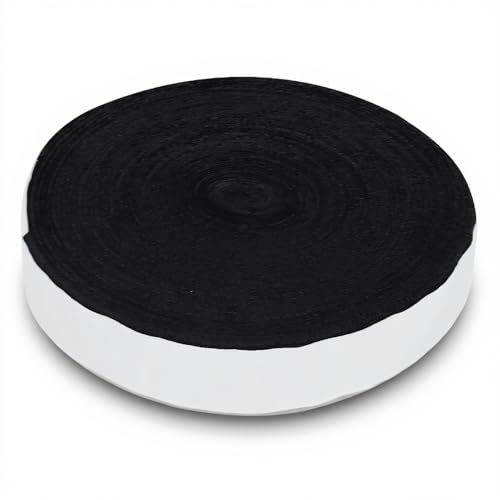 Tennis Racket Grip Tape, 32.81ft X 1.18inch 10m Badminton Racket Towel Grip Tape White/orange/black Racquet Sweatband Soft Hand Feeling Racquet Wraps for Badminton Rackets Tennis Rackets(Black)