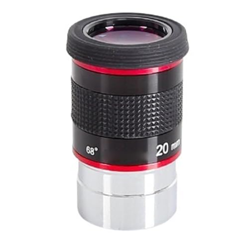 Ocular de telescopio 68 grados de 20mm con revestimiento óptico antirreflejos de 1.25 pulgadas