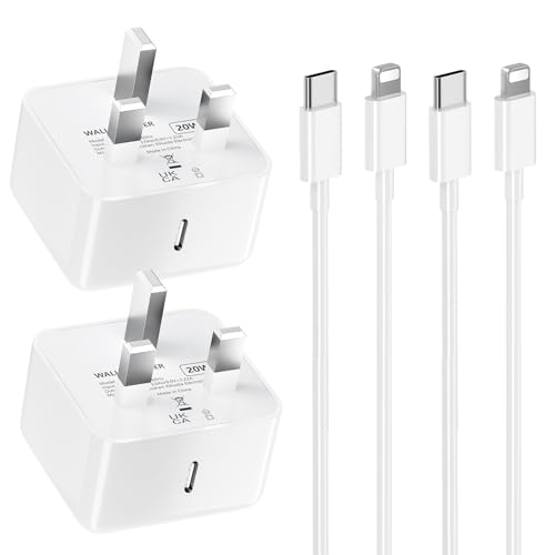 20W for Iphone Charger - 2Pack USB C Charger Fast Charge with 2M Cable,Wall Plug Super Fast Chargers Compatible with IPhone 14/14 Plus/14 Pro/14 Pro Max/13 12 11 X XR XS SE/i Pad