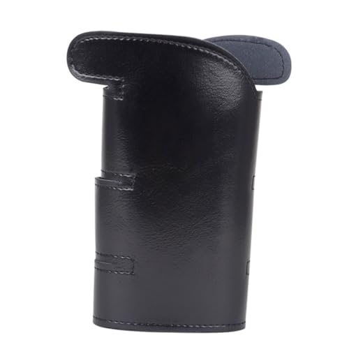 HEMOTON Musical Instrument Case Black Leather Trumpet Guard Premium Craftsmanship