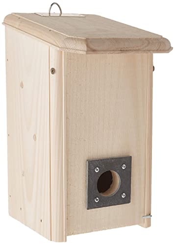 Convertible Winter Roost & Birdhouse | 2-in-1 Nest Box with Reversible Front Panel | 1