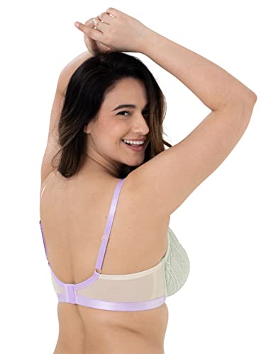 Dorina Ilaria Non Padded Bra Women Curve Daily Bra - D001156La065 - Green - 40Dd #TOP3