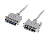 StarTech.com 6 ft DB25 to Centronics 36 Parallel Printer Cable - M/M - Printer cable - DB-25 (M) to 36 pin Centronics (M) - 6 ft - PB6_,Gray
