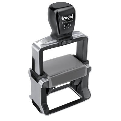 trodat 320972 Trodat 5206 Acciaio Inossidabile, con Logo