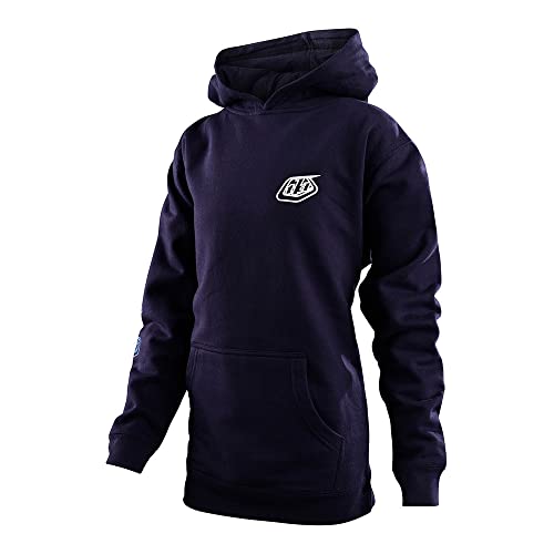 Troy Lee Designs Motocross/Bike Racing Pullover Hoodie for Youth, Stamp Dark Slate, Large